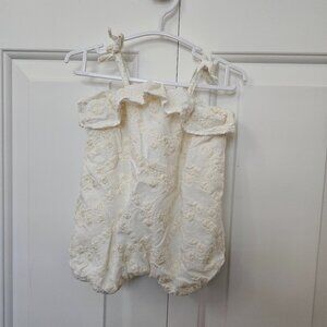 Zara Baby Girl Embroidered Romper